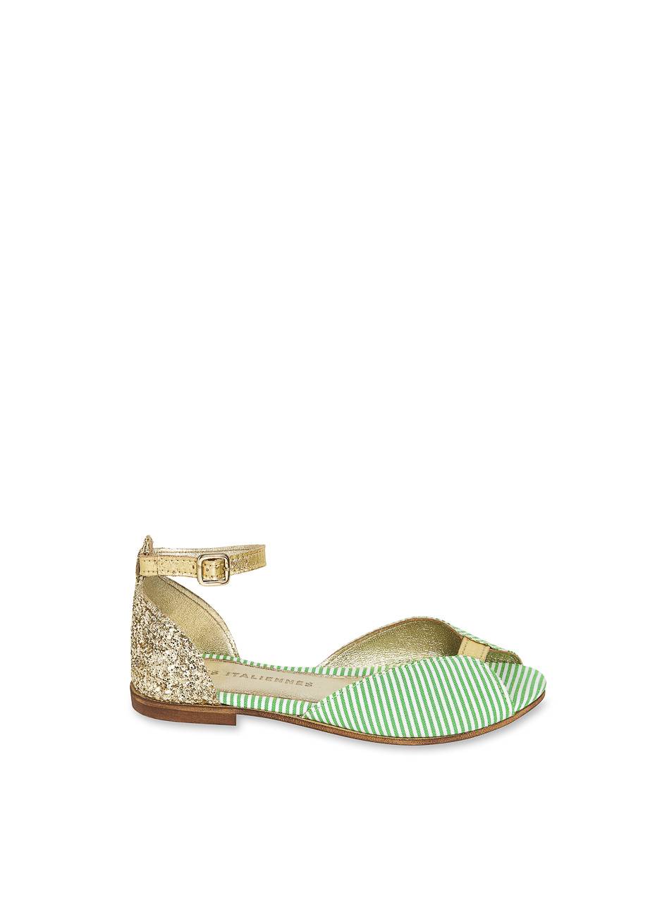Les Italiennes Trieste rigato e glitter Vendite Flash