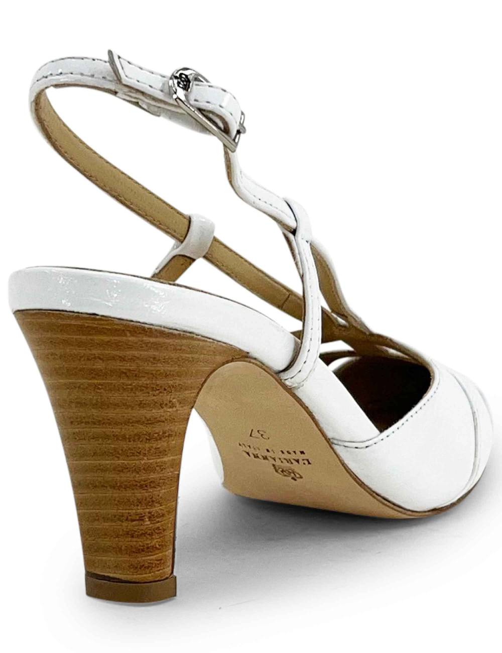 L'ARIANNA Decollete ch1758/c da donna in pelle lux bianco l'arianna In Saldo