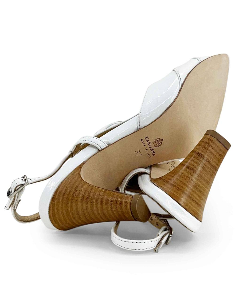 L'ARIANNA Decollete ch1758/c da donna in pelle lux bianco l'arianna In Saldo