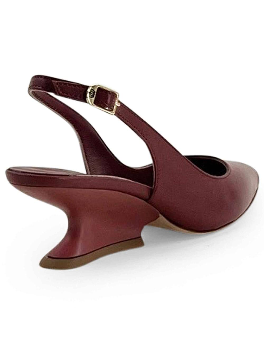 L'ARIANNA decollete ch1754/z slingback color COUTURE con tacco a zeppa l'arianna 2025