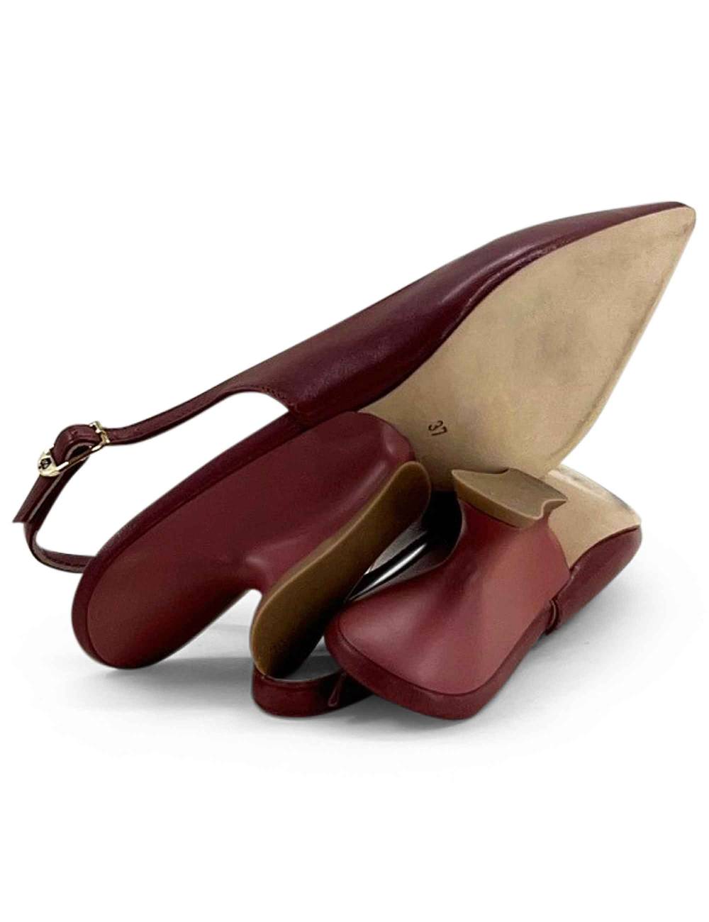 L'ARIANNA decollete ch1754/z slingback color COUTURE con tacco a zeppa l'arianna 2025