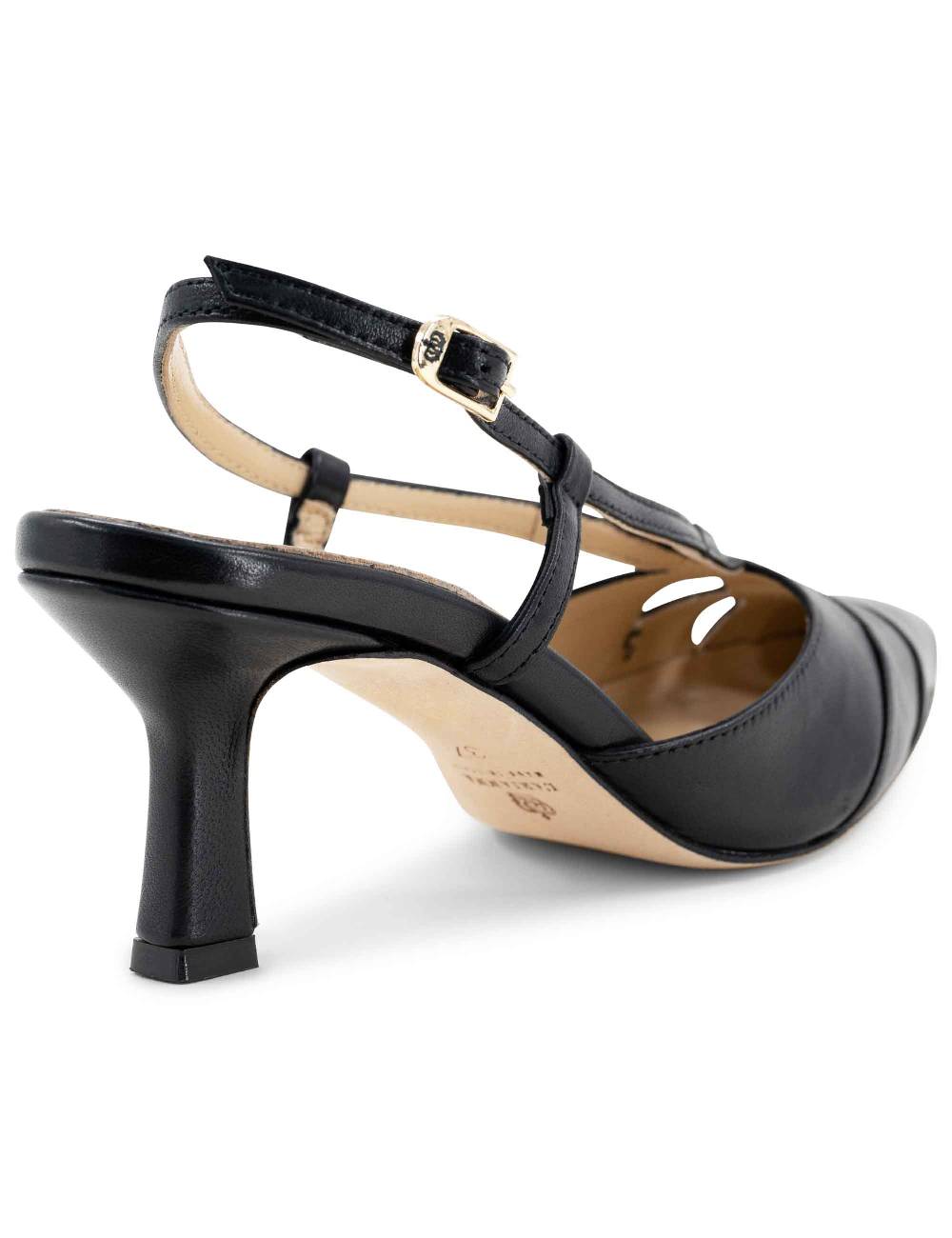 L'ARIANNA Decollete CH1757 da donna in pelle BERLINO NERO L'Arianna Promozione Limitata