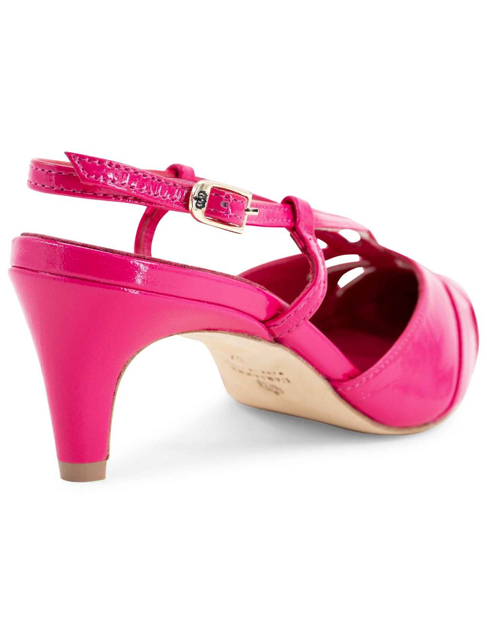 L'ARIANNA Decollete CH1757 da donna in pelle lux fucsia L'Arianna Shopping Online