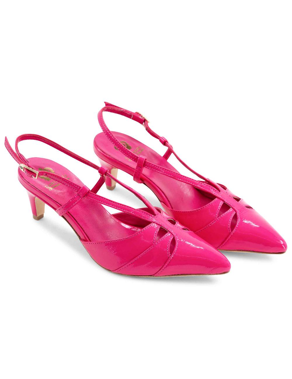 L'ARIANNA Decollete CH1757 da donna in pelle lux fucsia L'Arianna Shopping Online