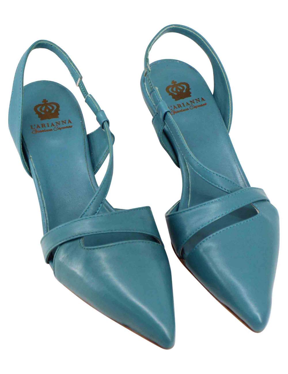 L'ARIANNA Decollete CH1721 da donna in pelle color arcadia Convenienza