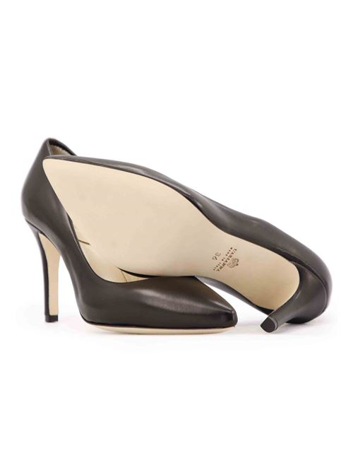 L'ARIANNA Decollete DE1002 da donna in pelle nero con tacco alto Novità