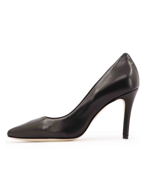 L'ARIANNA Decollete DE1002 da donna in pelle nero con tacco alto Novità