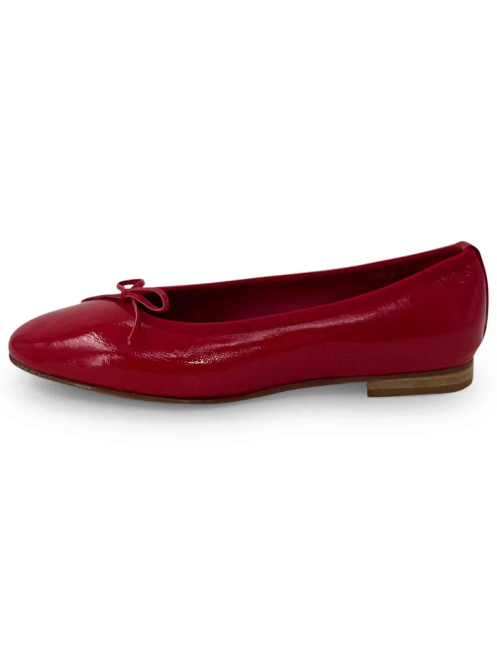 L'ARIANNA ballerina bl1705 in pelle lux rosso Spedizione Gratuita
