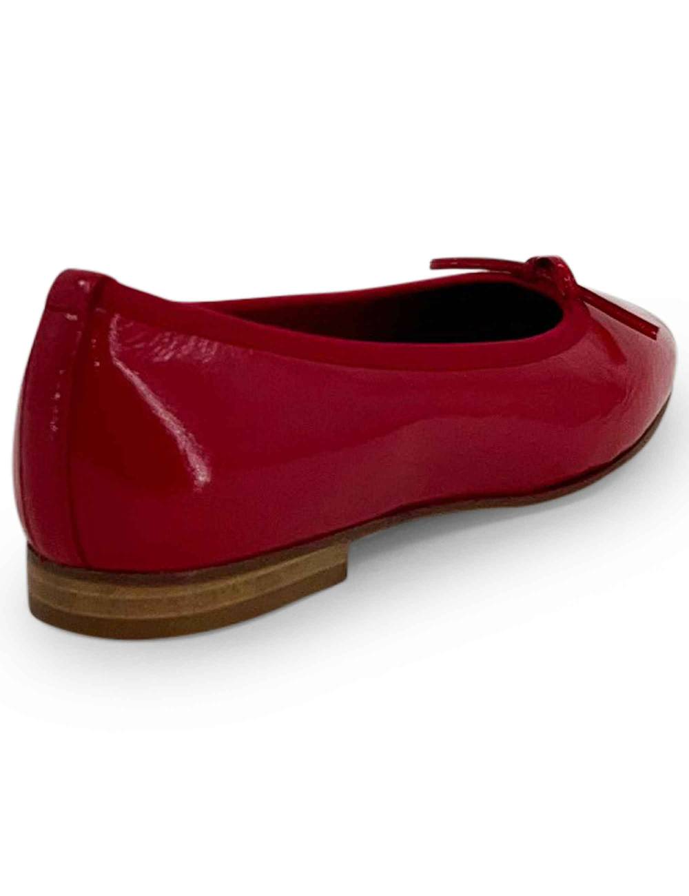 L'ARIANNA ballerina bl1705 in pelle lux rosso Spedizione Gratuita