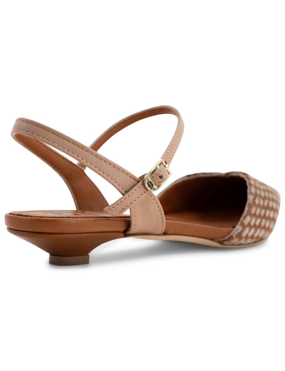 L'ARIANNA Ballerine BL1488/rt da donna in cuoio e nude con cinturino alla caviglia L'Arianna Fino Al -60%