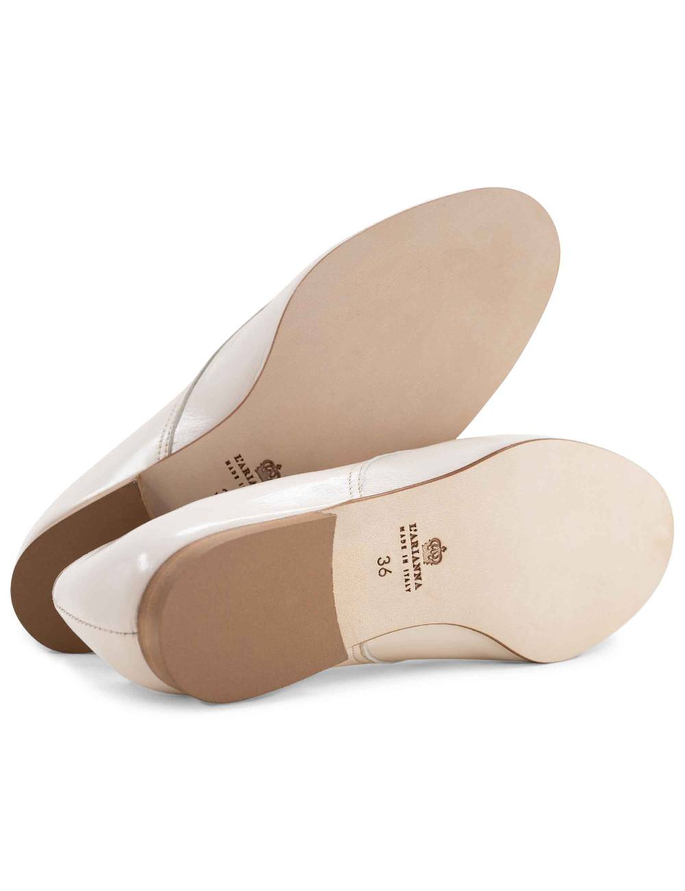 L'ARIANNA scarpina sc1706 donna in pelle lux vaniglia Offerte giornaliere
