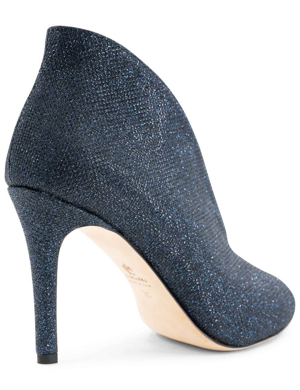 L'ARIANNA tronchetto sp8004 open toe donna intessuto luminor blu con tacco alto Prezzo Ridotto