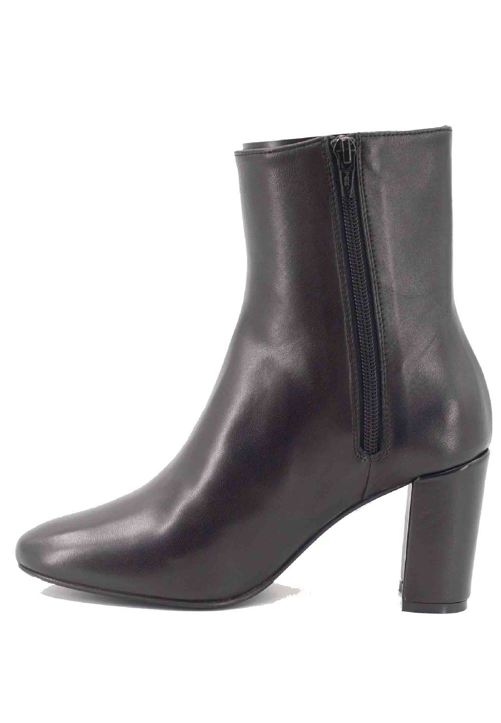 L'ARIANNA Stivaletti TR1692/G in pelle nera Vendita Calda