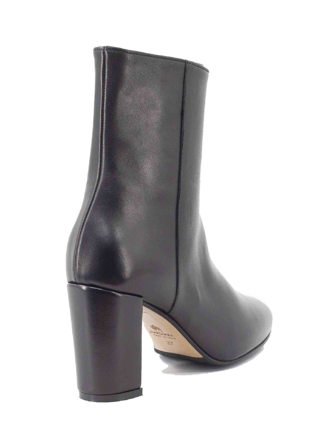 L'ARIANNA Stivaletti TR1692/G in pelle nera Vendita Calda