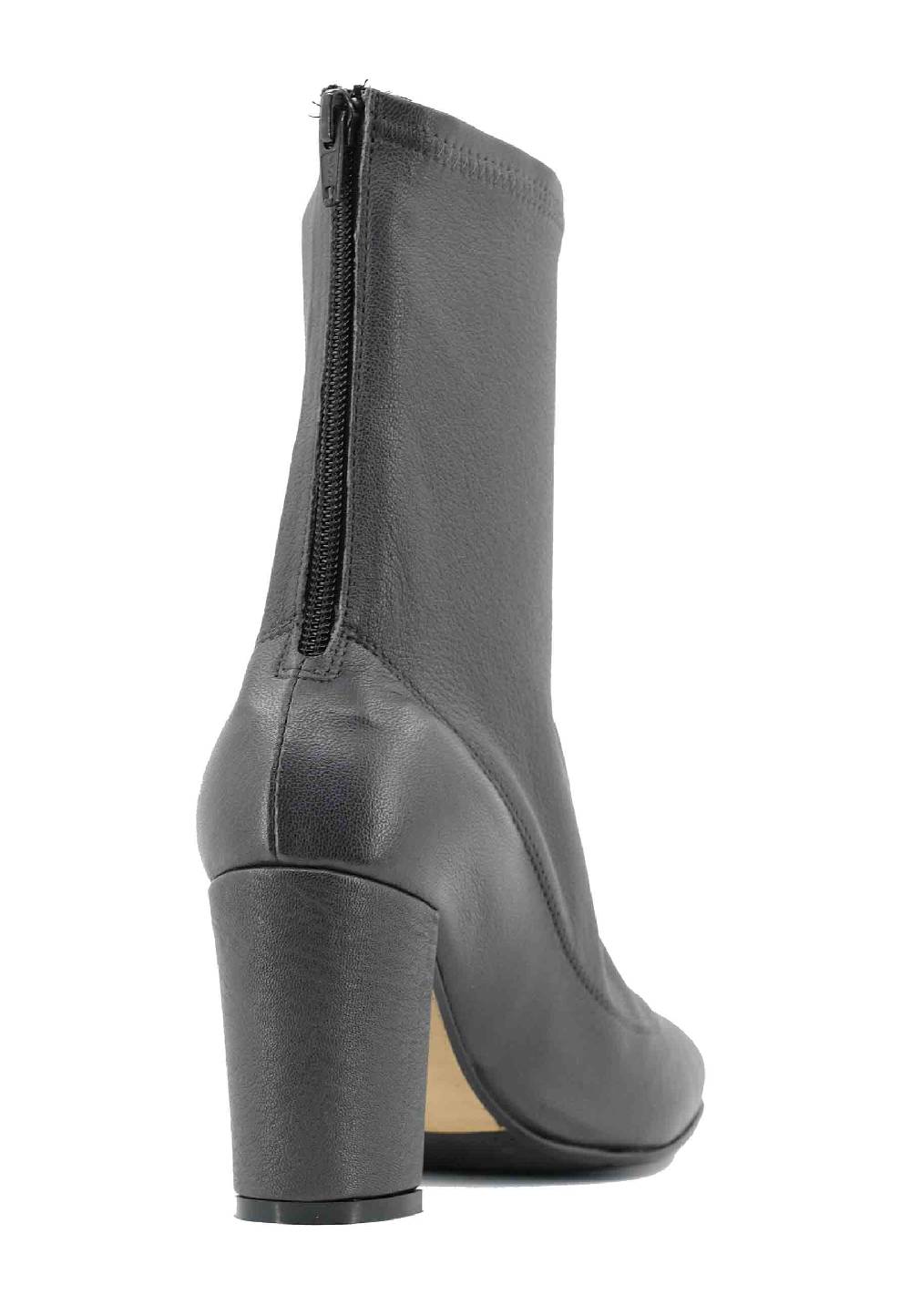 L'ARIANNA Stivaletti EL3002 in elasticizzato grigio con tacco alto Italia