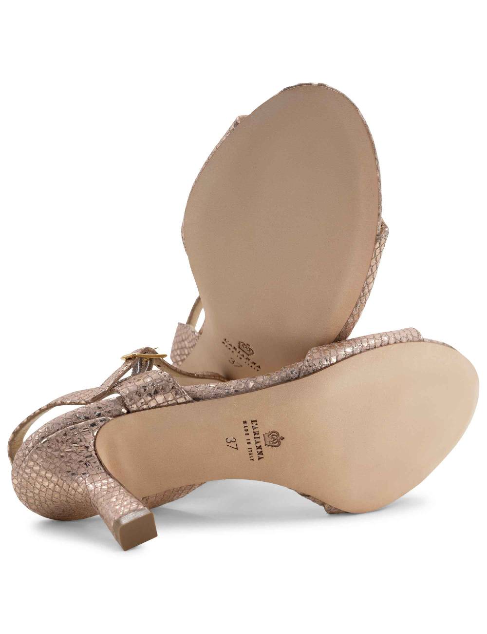 L'ARIANNA sandali ds1510/rt in tessuto stampato laminato nude l'arianna Affare Del Giorno