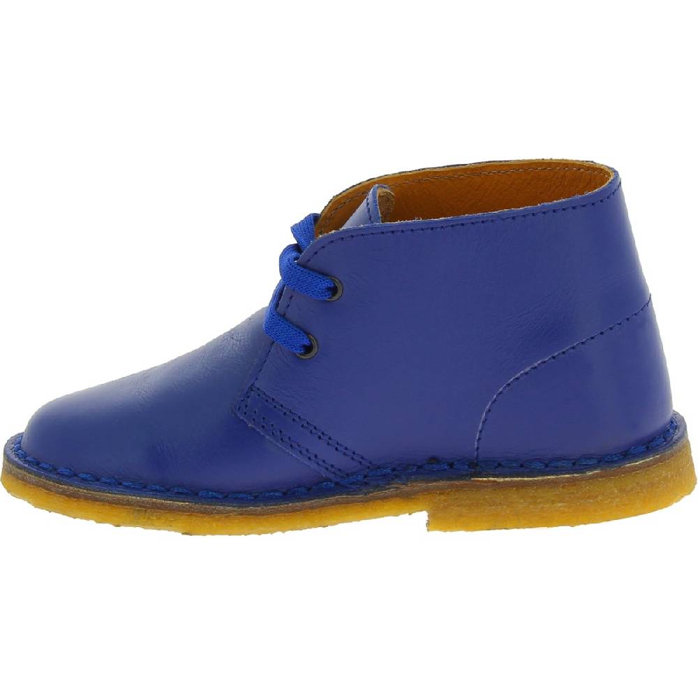 Lartigiano Del Cuoio Polacchine bambino bambina in vera pelle blu fatte a mano in Italia Negozio