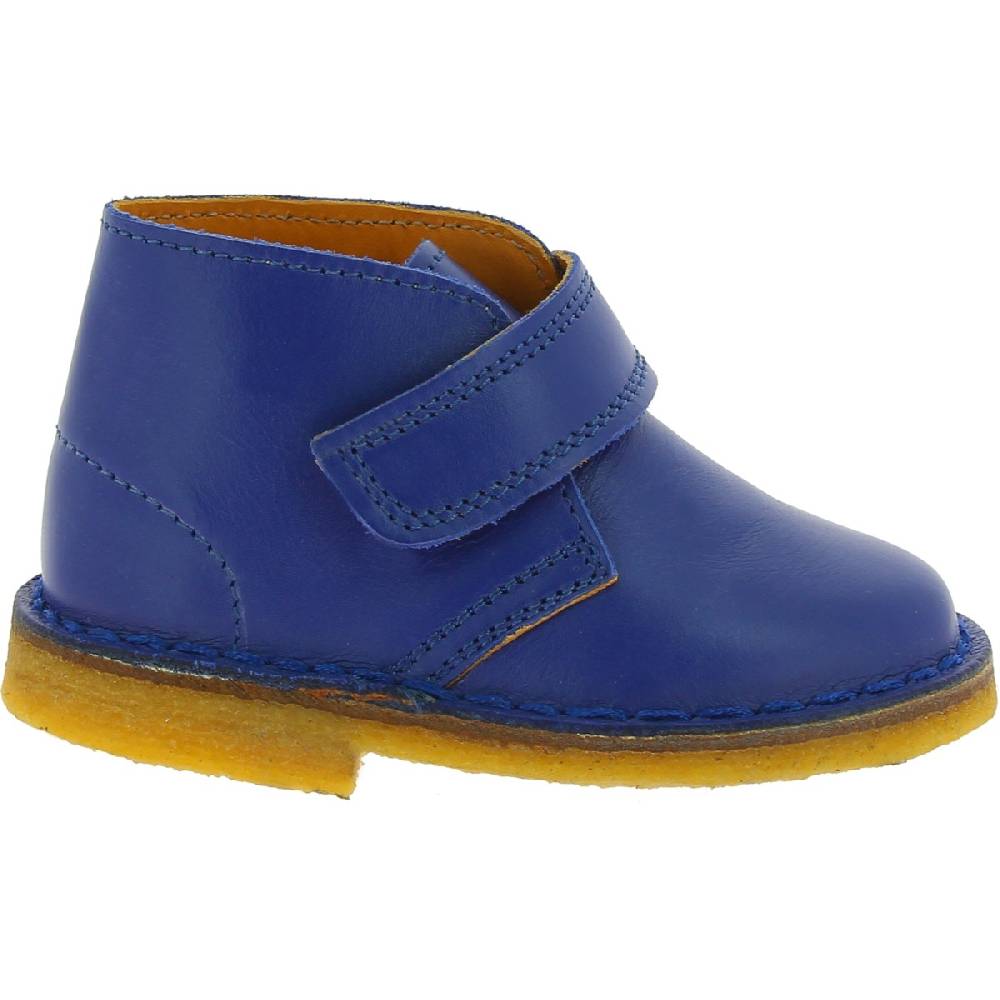 Lartigiano Del Cuoio Scarpe artigianali bambino in pelle blu fatte a mano in Italia 2025