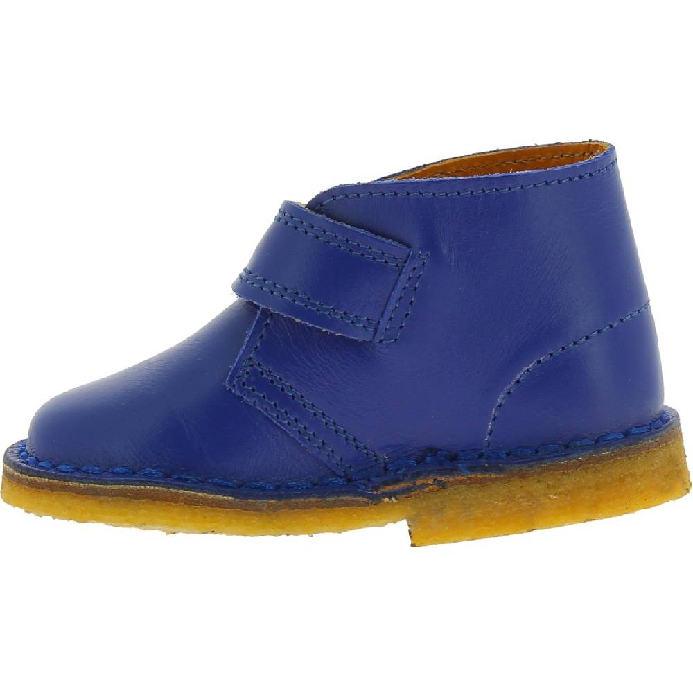 Lartigiano Del Cuoio Scarpe artigianali bambino in pelle blu fatte a mano in Italia 2025