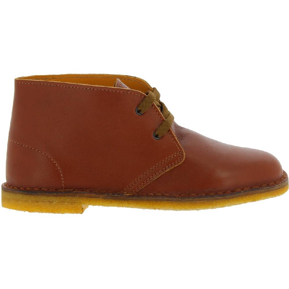 Lartigiano Del Cuoio Scarpe polacchine da bambino in pelle marrone fatte a mano in Italia Qualità