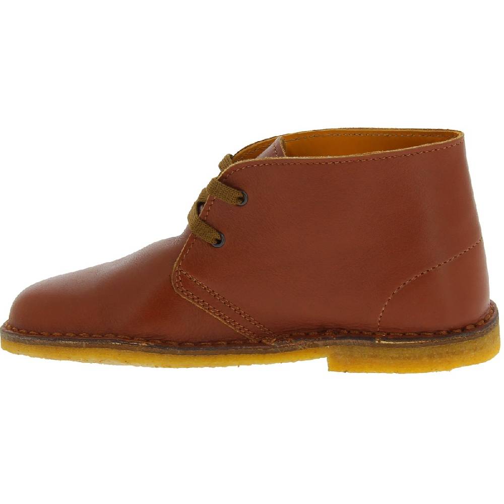 Lartigiano Del Cuoio Scarpe polacchine da bambino in pelle marrone fatte a mano in Italia Qualità