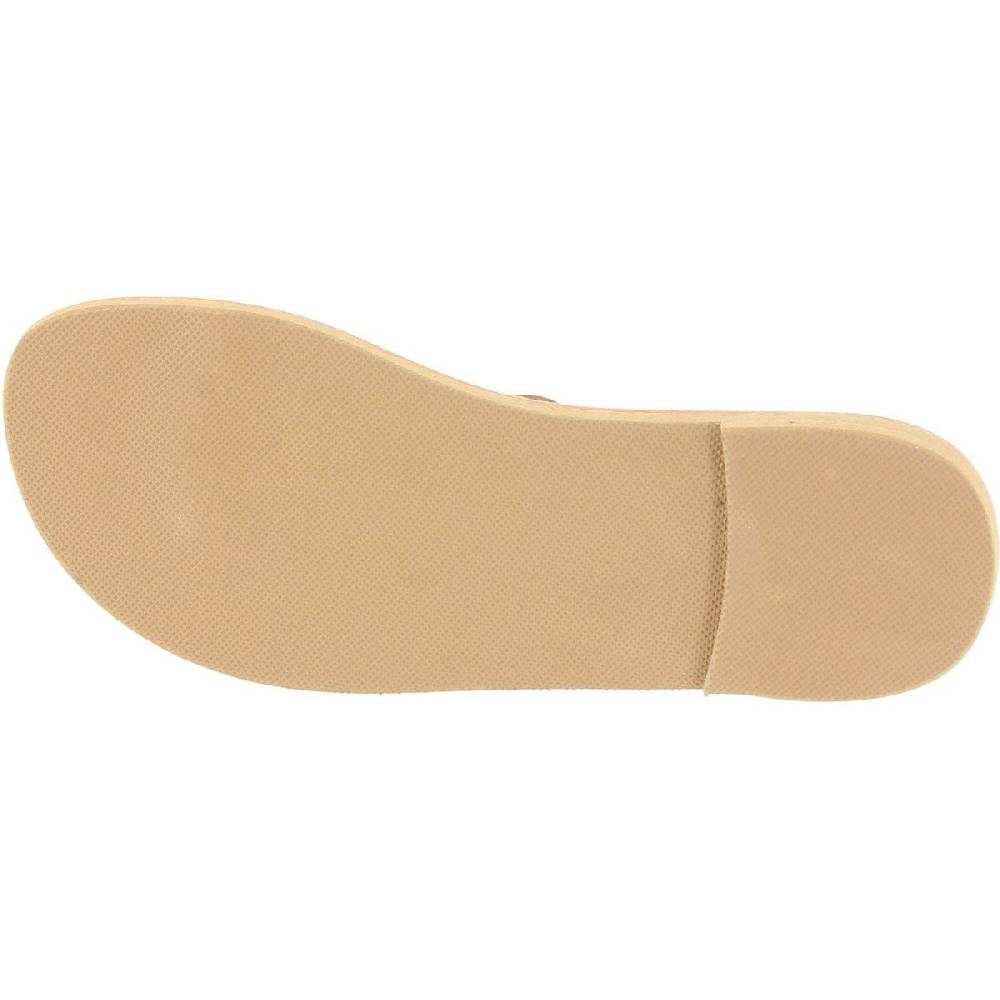 Lartigiano Del Cuoio Sandali infradito slip-on da uomo in pelle nabuk nude fatti a mano Prezzo Ridotto