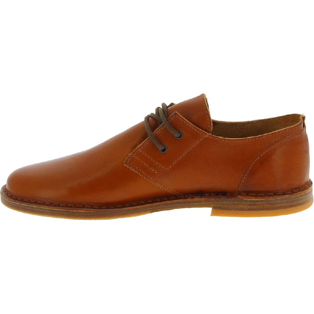 Lartigiano Del Cuoio Scarpe basse da uomo in pelle marrone fatte a mano in Italia Offerta