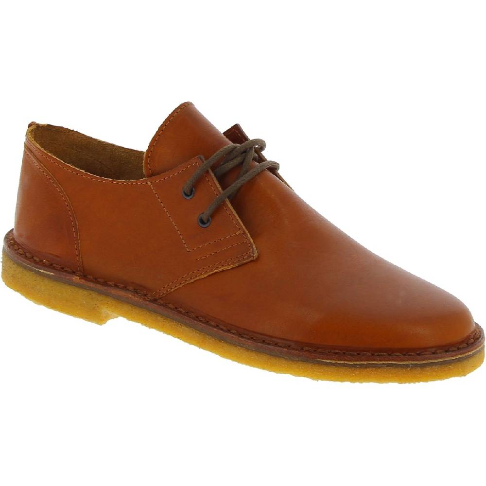 Lartigiano Del Cuoio Scarpe basse da uomo in pelle marrone fatte a mano in Italia Offerta
