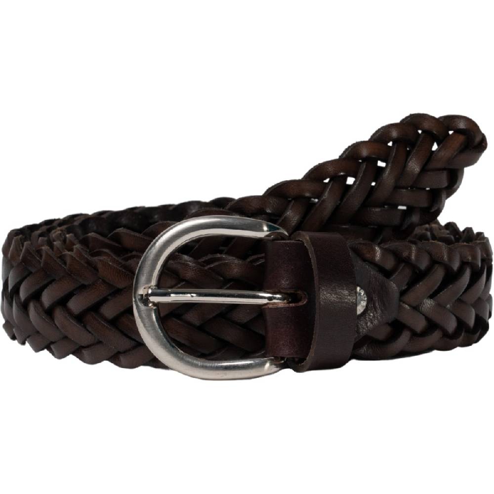 Lartigiano Del Cuoio Cintura da donna in pelle testa di moro intrecciata a mano Outlet