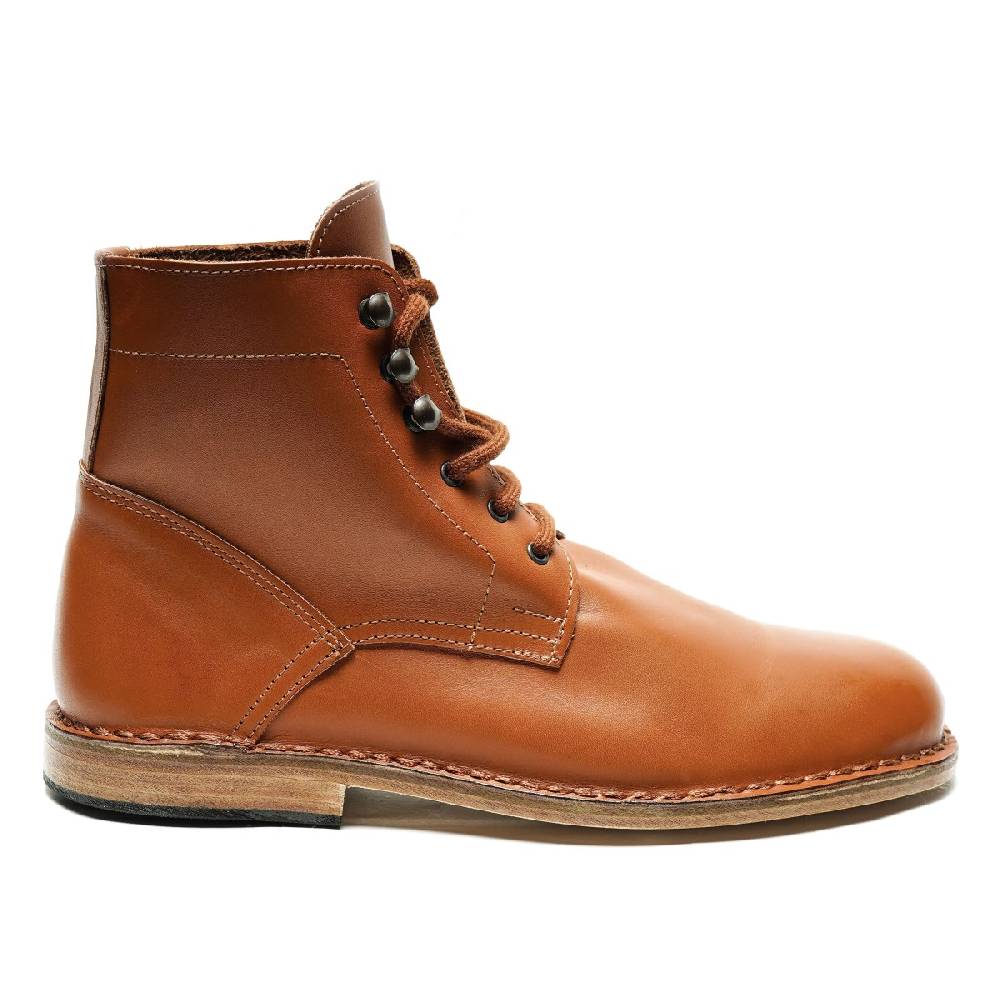 Lartigiano Del Cuoio Stivaletti da uomo in pelle color cuoio fatte a mano in Italia Hotsell