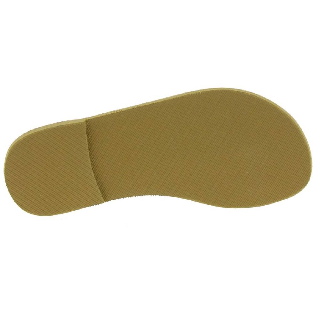 Lartigiano Del Cuoio Sandali infradito a cerchi da donna fatti a mano in pelle di vitello laminata oro Promozione