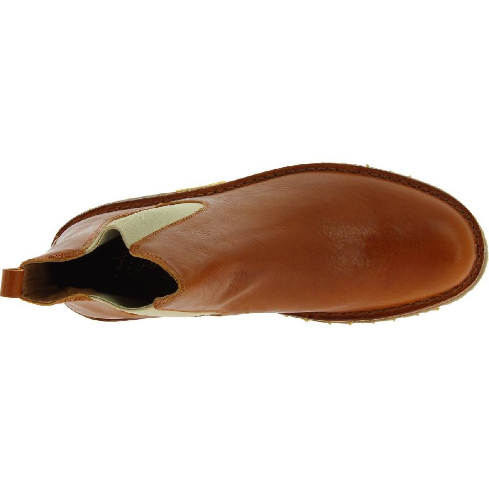 Lartigiano Del Cuoio Stivaletto beatles in pelle marrone e suola Vibram Hotsell