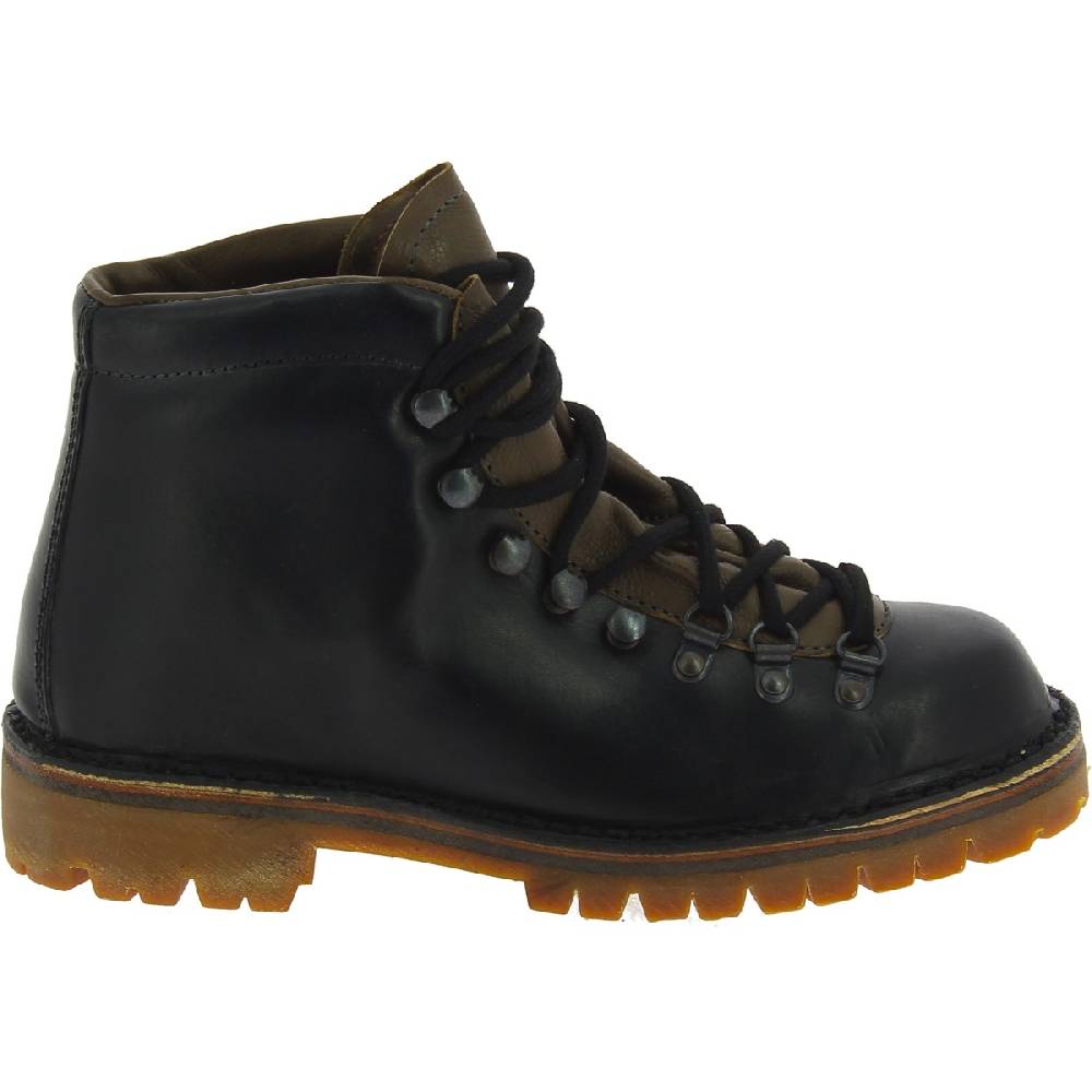 Lartigiano Del Cuoio Stivale da montagna donna fashion color nero artigianale Saldi Di Fabbrica