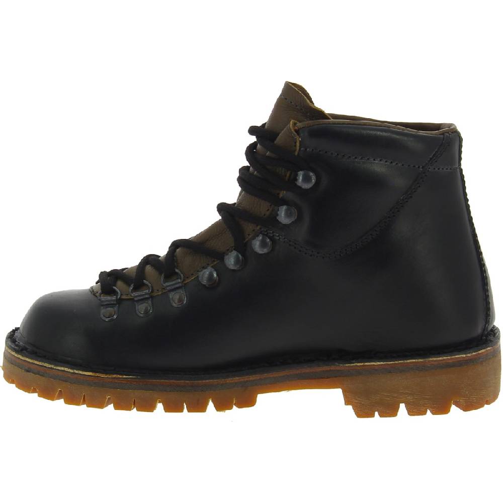 Lartigiano Del Cuoio Stivale da montagna donna fashion color nero artigianale Saldi Di Fabbrica