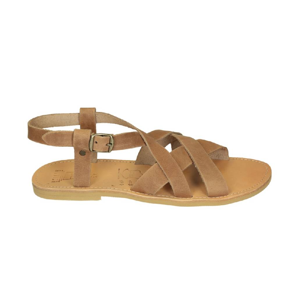 Lartigiano Del Cuoio Sandali infradito da uomo in pelle nabuk nude fatti a mano Shopping Online