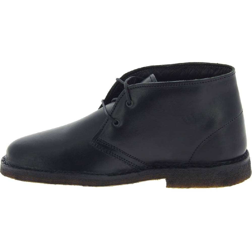 Lartigiano Del Cuoio Polacchine da donna in pelle nera con fodera invernale Outlet