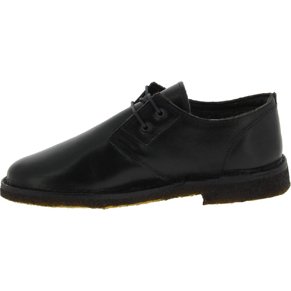 Lartigiano Del Cuoio Scarpe basse da donna in pelle nera con fodera invernale Offerta