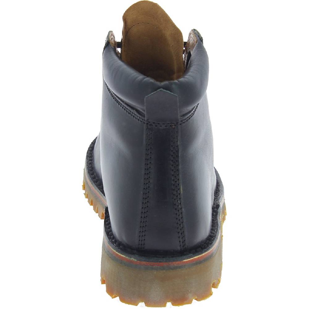 Lartigiano Del Cuoio Stivaletti uomo artigianali in pelle nera e suola Vibram Vendita Economica