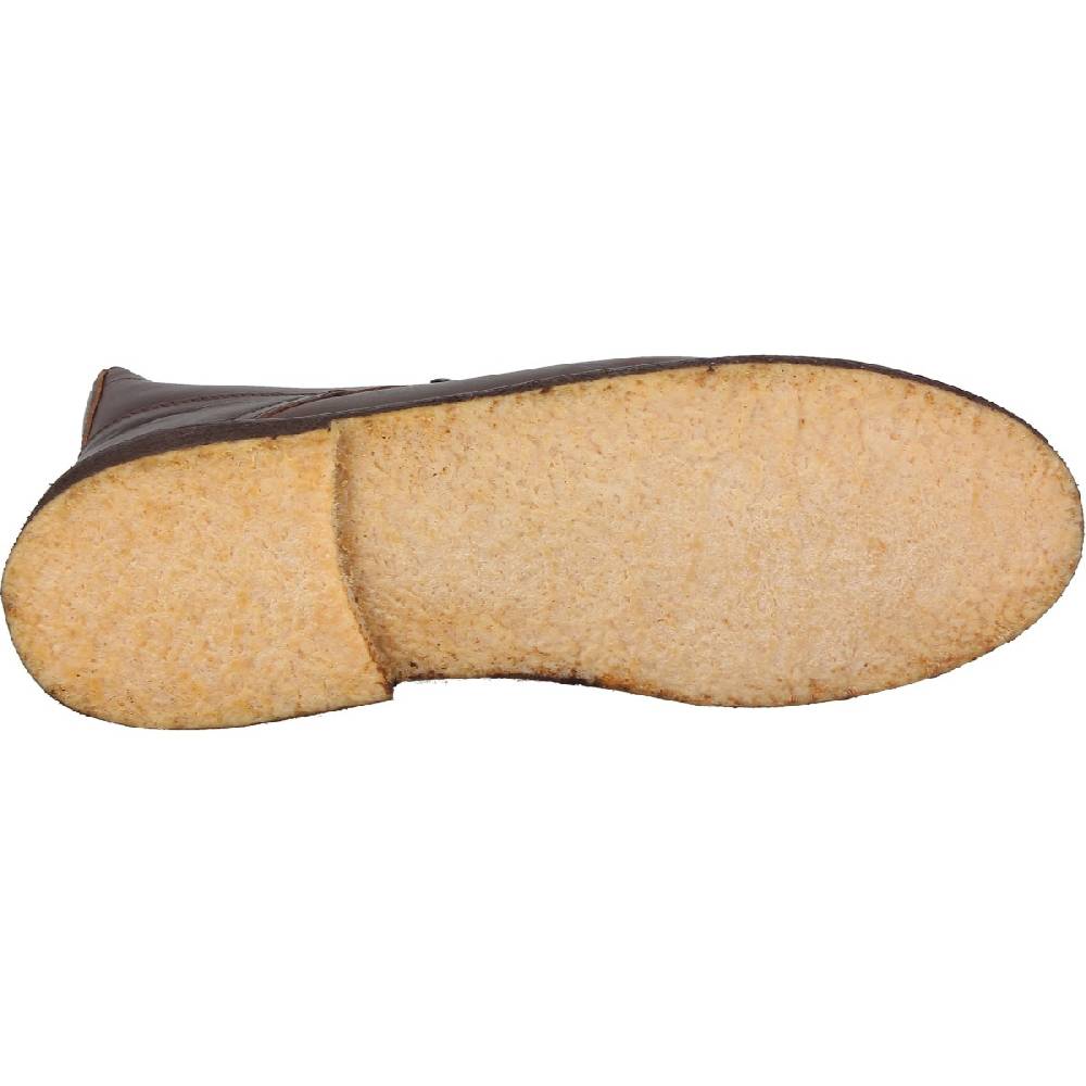 Lartigiano Del Cuoio Stivaletti da uomo in pelle testa di moro con fodera invernale Offerta