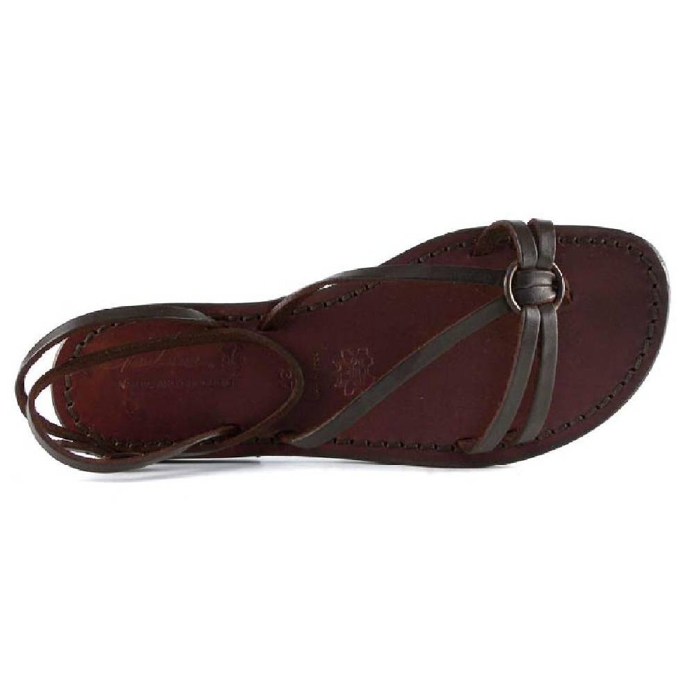 Lartigiano Del Cuoio Sandali donna realizzati a mano in pelle color testa di moro Hotsell