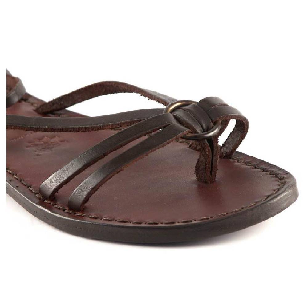 Lartigiano Del Cuoio Sandali donna realizzati a mano in pelle color testa di moro Hotsell