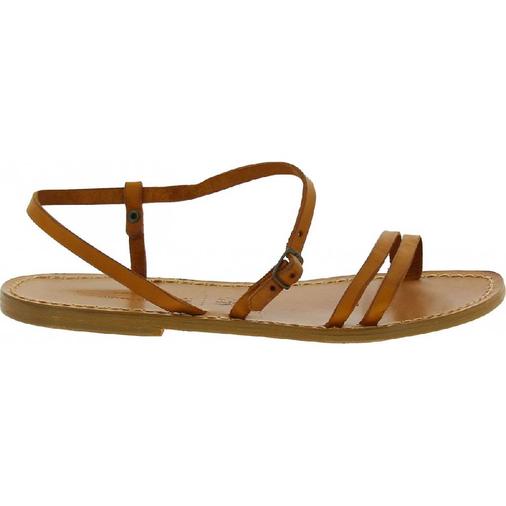 Lartigiano Del Cuoio Sandali schiava bassi da donna color cuoio Negozi Online