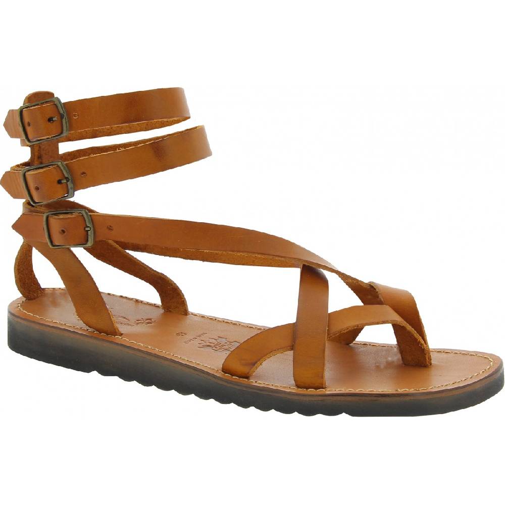 Lartigiano Del Cuoio Sandali gladiatore uomo in pelle con suola in gomma spessa