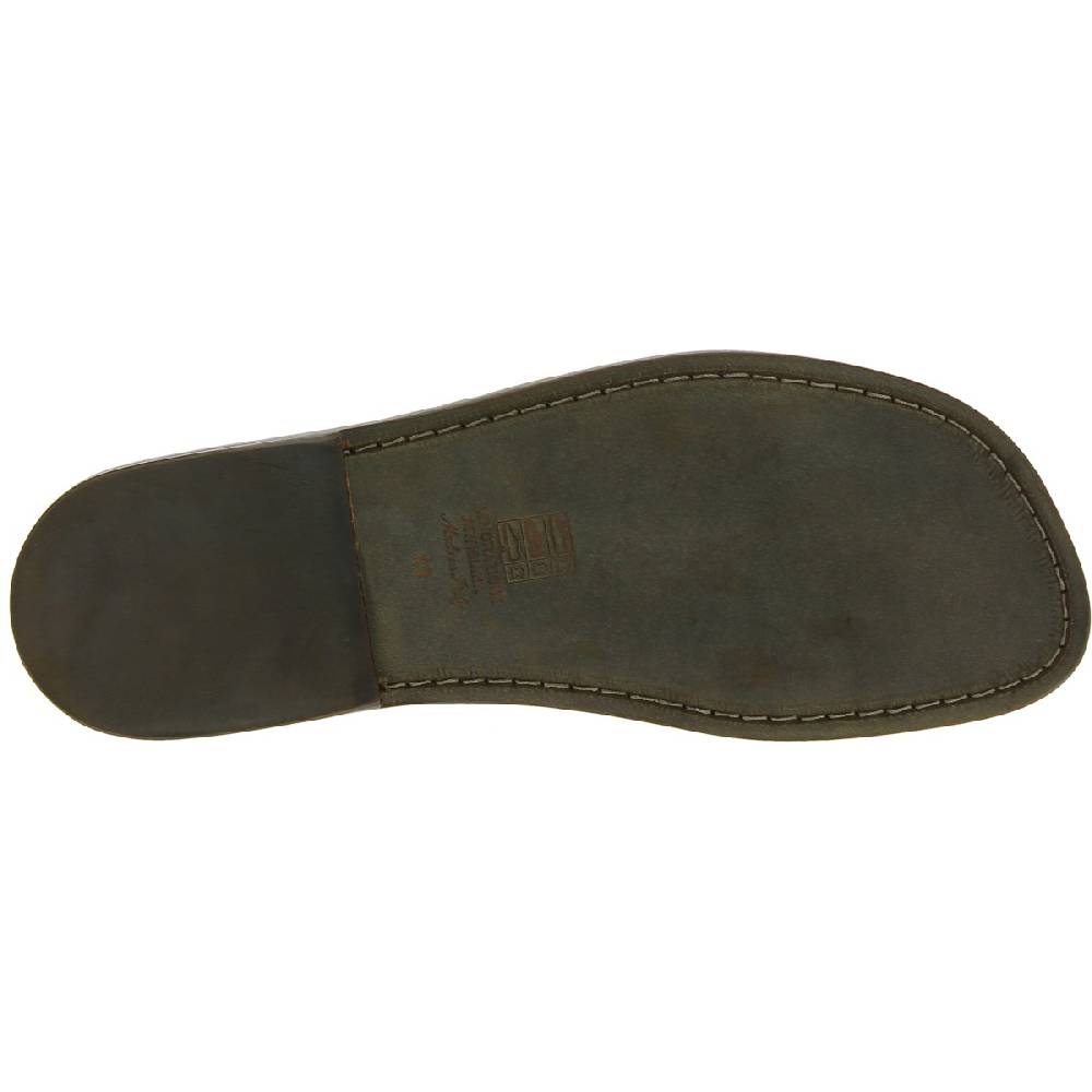 Lartigiano Del Cuoio Sandali uomo in pelle color fango fatti a mano in Italia Negozi Online