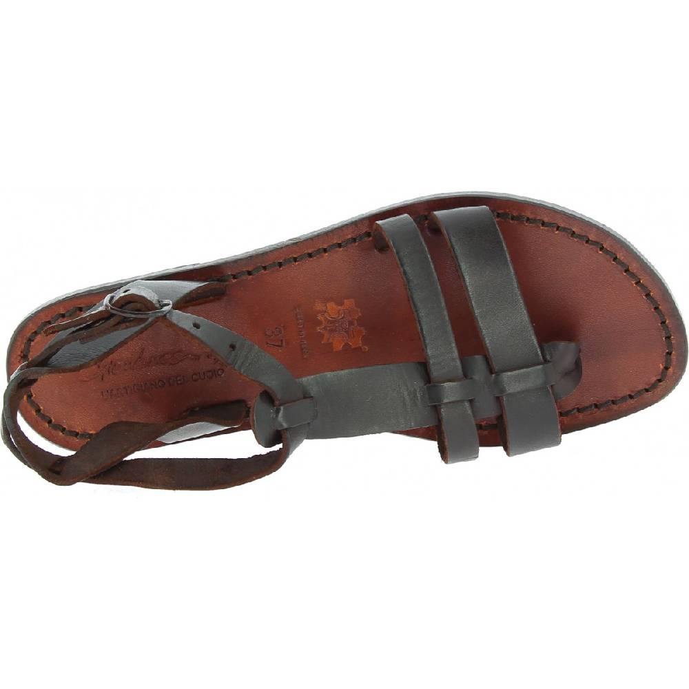 Lartigiano Del Cuoio Sandali gladiatore da donna in pelle Testa di moro Hotsell