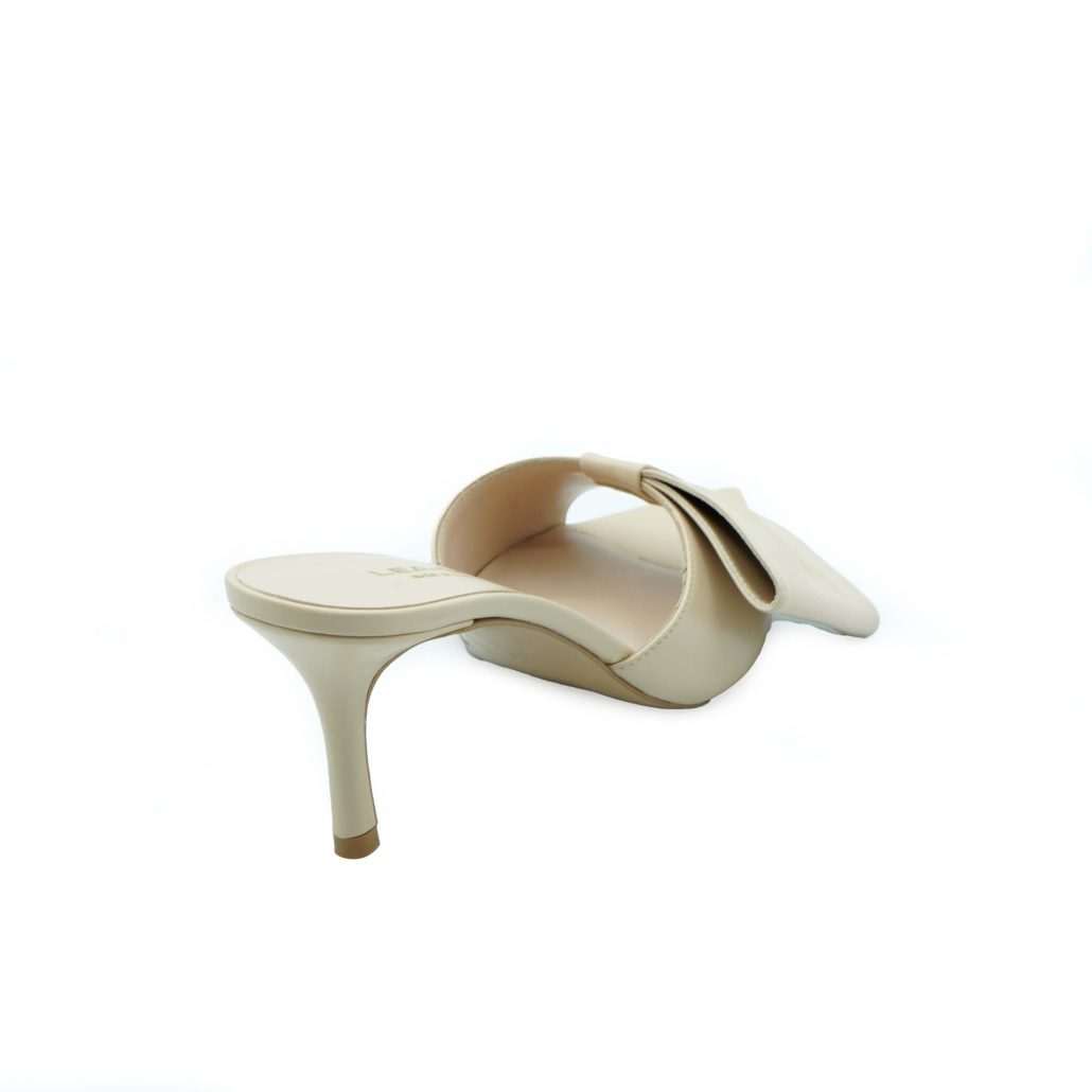 Lea Gu sandalo con tacco in nappa, fascia e fiocco frontale, tacco 60mm Fino Al -60%