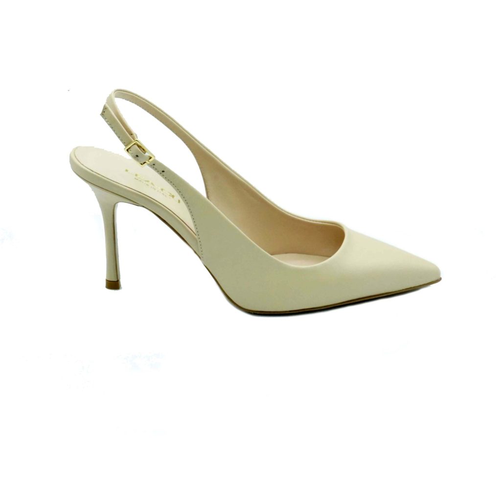 Lea Gu slingback in nappa, tacco 85mm Qualità