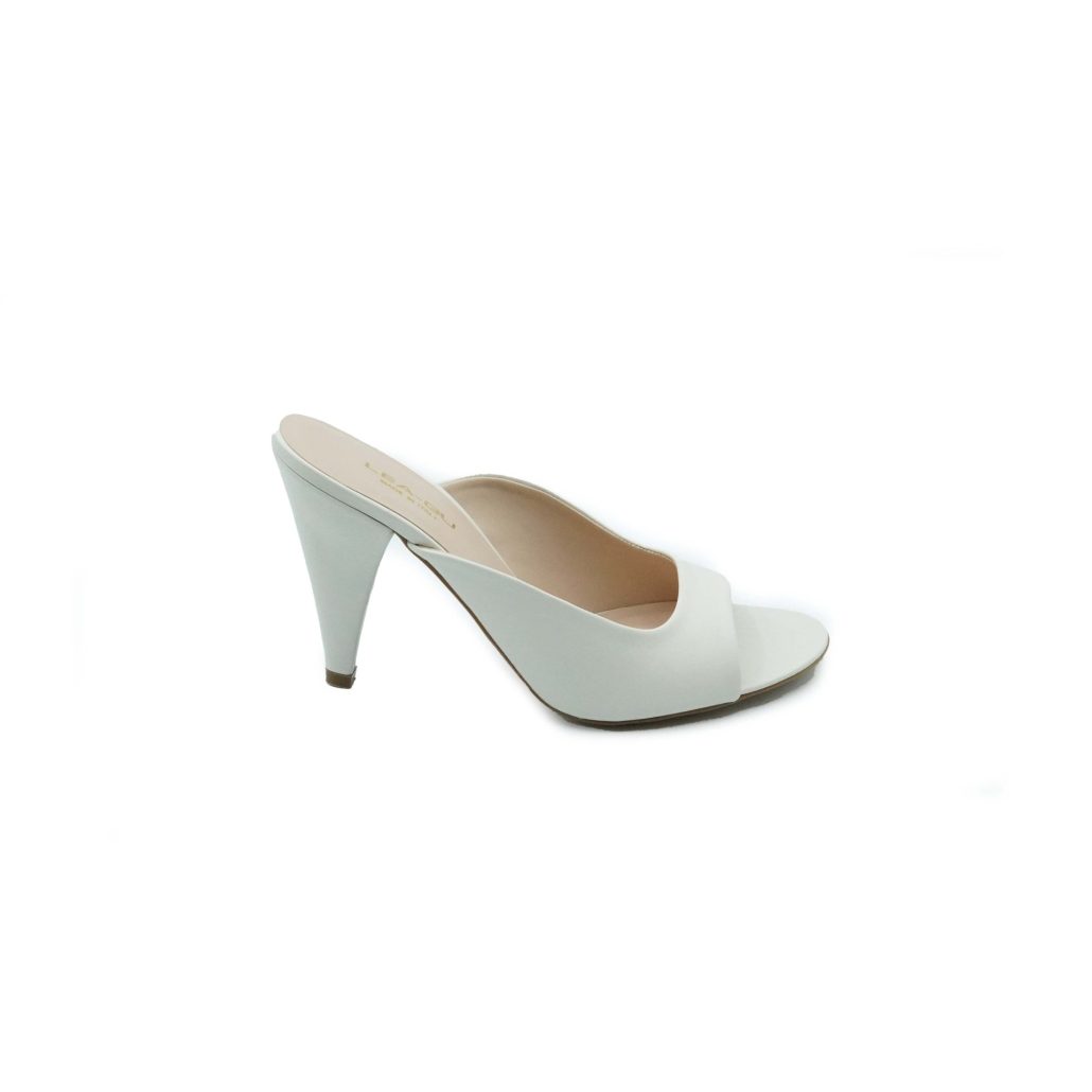 Lea Gu sandalo in nappa, fascia frontale, tacco 85mm
