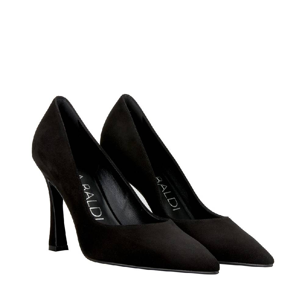 Lella Baldi Pump Suede Black Qualità Garantita