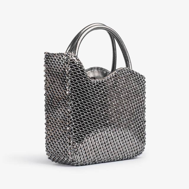 Le Silla Small bag gioiello rete peltro e Cristalli Affare Del Giorno
